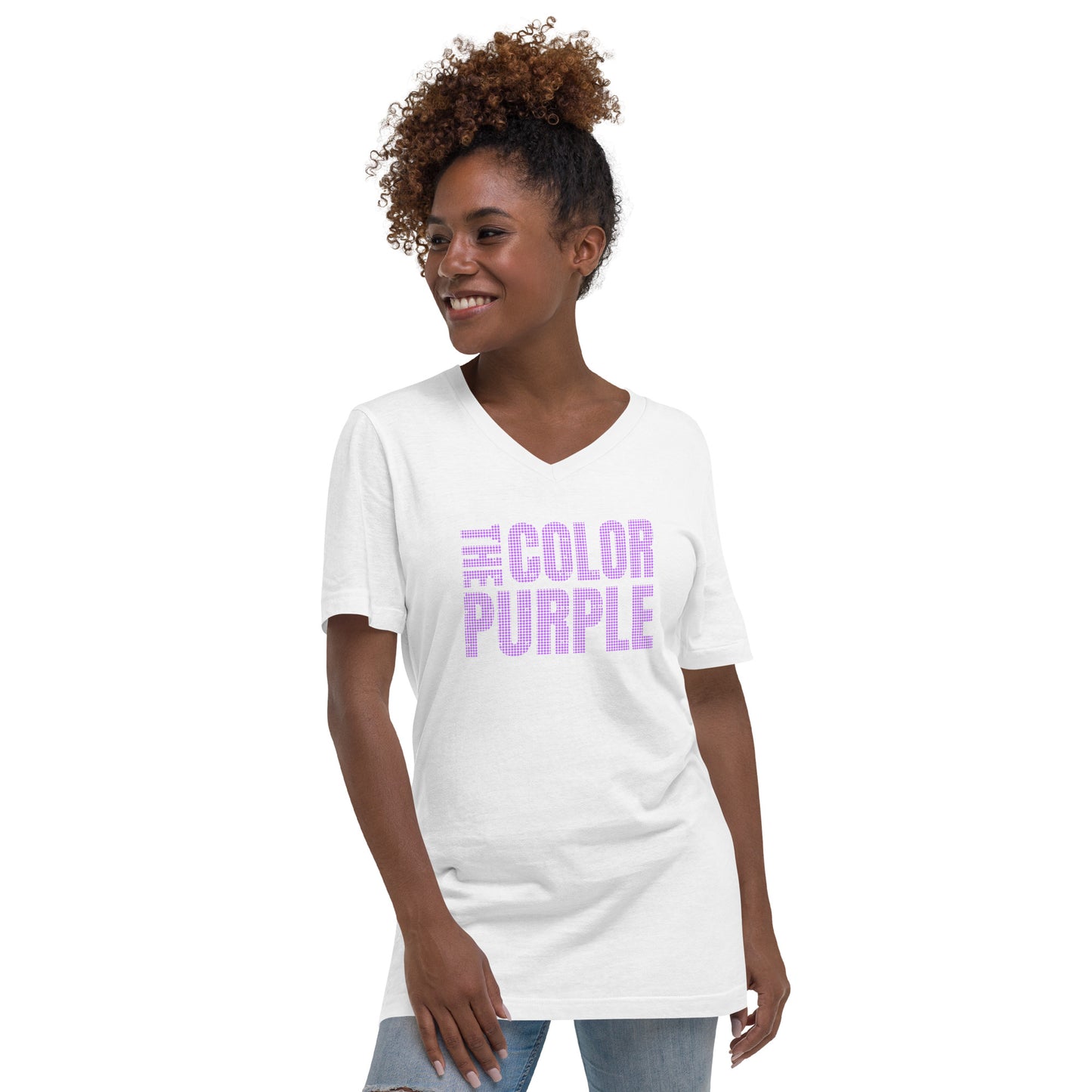 The Color Purple Unisex Short Sleeve V-Neck T-Shirt