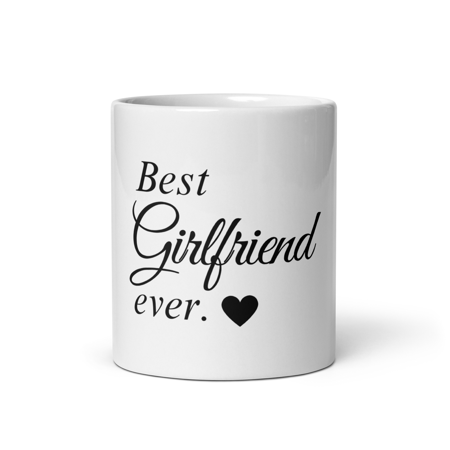 Best Girlfriend Ever - White Glossy Mug