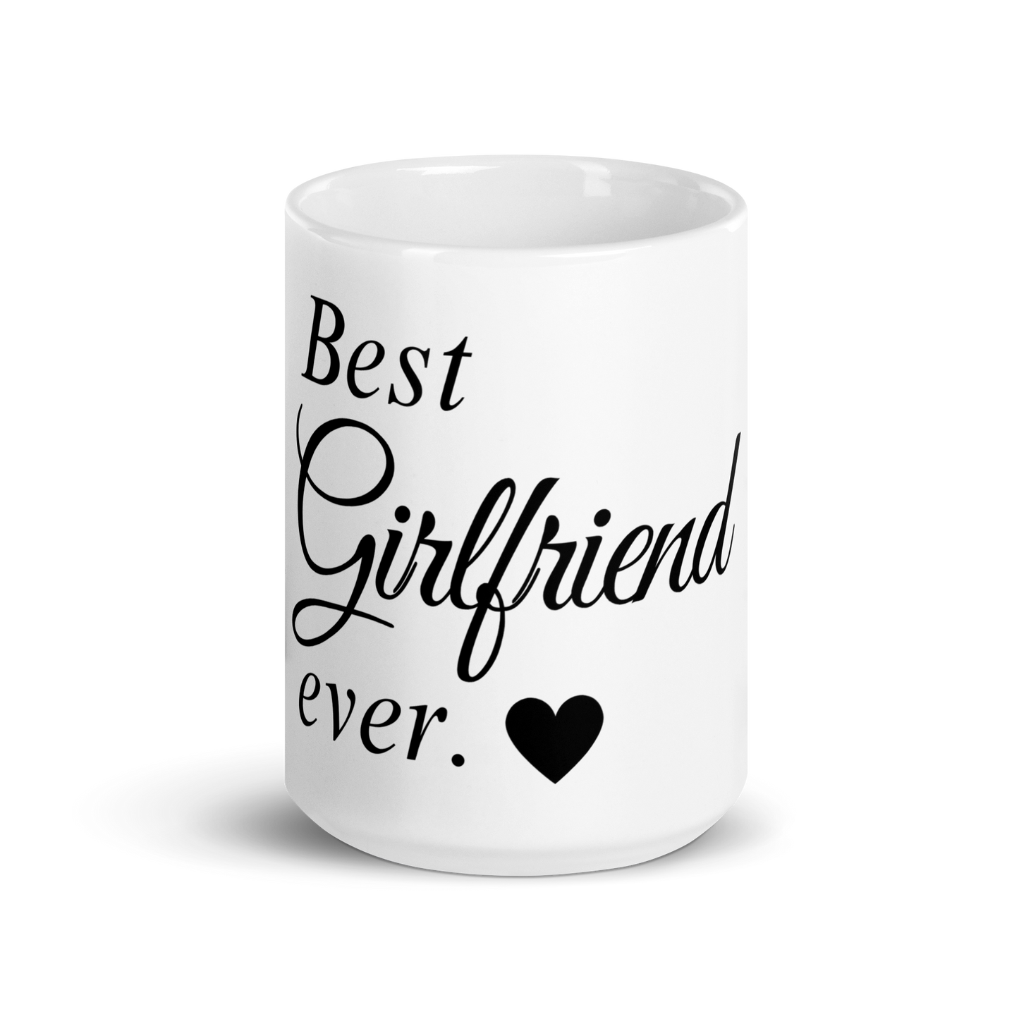 Best Girlfriend Ever - White Glossy Mug