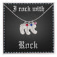 I ROCK WITH ROCK - Engraved Baby Feet Necklace (Limited Edition)