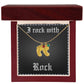 I ROCK WITH ROCK - Engraved Baby Feet Necklace (Limited Edition)