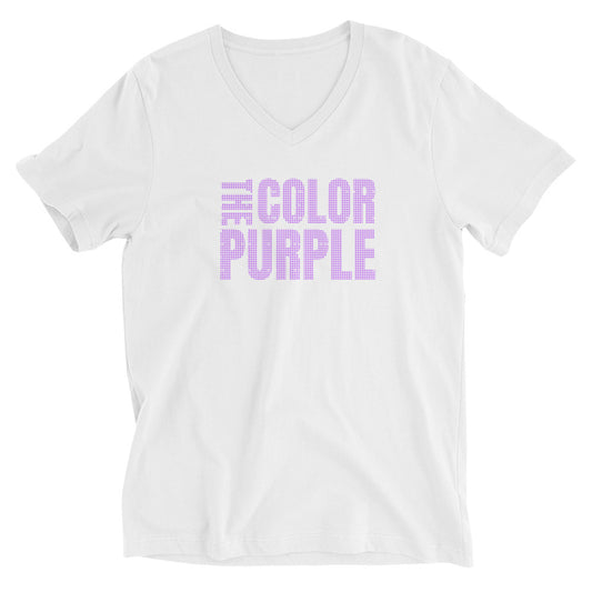 The Color Purple Unisex Short Sleeve V-Neck T-Shirt